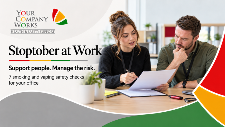 Stoptober Through the Lens of Health and Safety: 7 Smoking and Vaping Safety Checks for Your Office